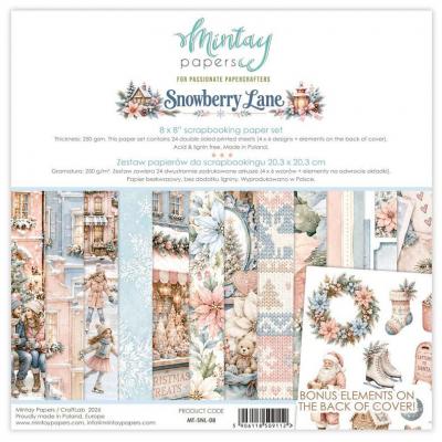 Mintay Papers Snowberry Lane - Scrapbooking Paper Set