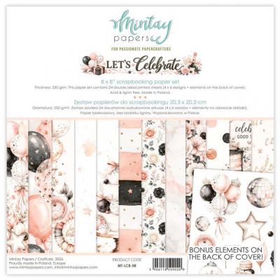 Mintay Papers Let's Celebrate - Scrapbooking Paper Set