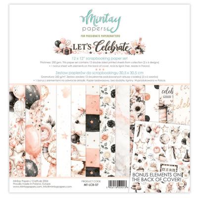 Mintay Papers Let's Celebrate - Scrapbooking Paper Set