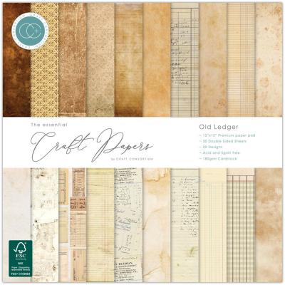 Craft Consortium Old Ledger - Premium Paper Pad