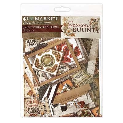 49 and Market Season's Bounty - Die-Cut Ephemera & Frames