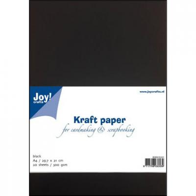 Joy!Crafts Kraftpapier DIN A4, 300gsm, 25 Blatt, verschiedene Farben