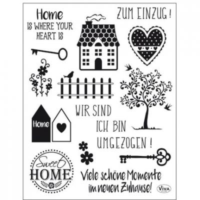 ViVa Clear Stamps - Sweet Home