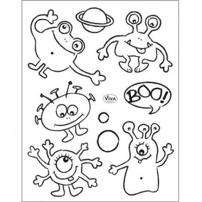 ViVa Clear Stamps - Kleine Monster