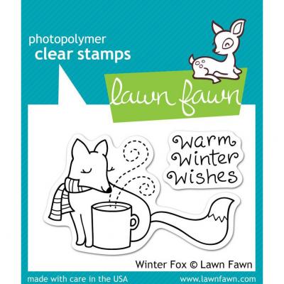 Lawn Fawn Stempelset Winter Fox