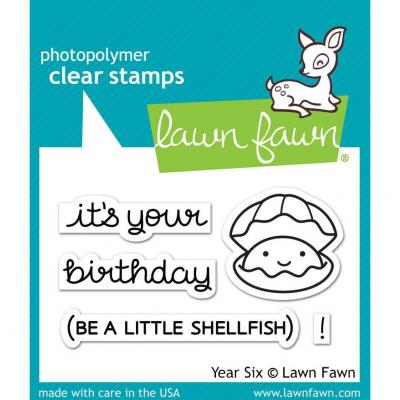 Lawn Fawn Stempelset Year Six