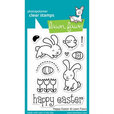 Lawn Fawn Clear Stamps - Happy Easter