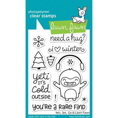 Lawn Fawn Clear Stamps - Yeti, Set, Go