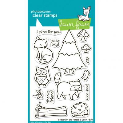 Lawn Fawn Clear Stamps - Critters in the Forest