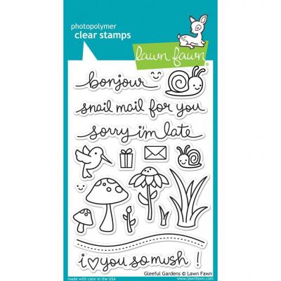 Lawn Fawn Clear Stamps - Gleeful Gardens