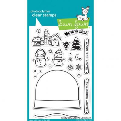 Lawn Fawn Clear Stamps - Ready, Set, Snow