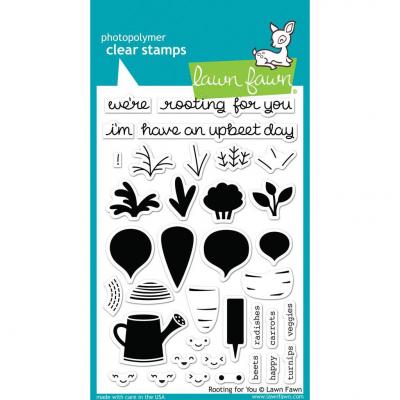 Lawn Fawn Clear Stamps - Rooting For You