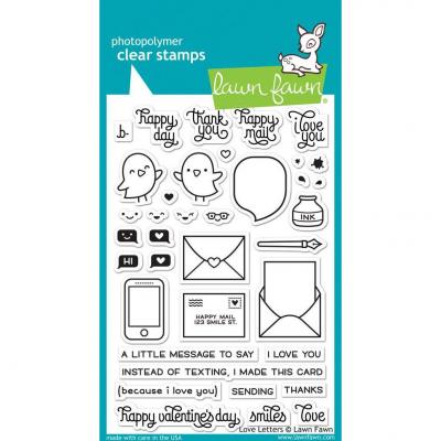 Lawn Fawn Clear Stamps - Love Letters