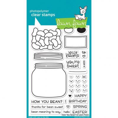Lawn Fawn Clear Stamps - How You Bean?