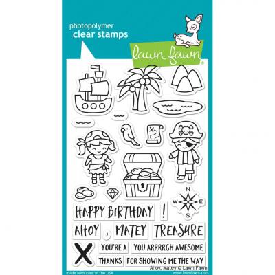 Lawn Fawn Clear Stamps - Ahoy, Matey