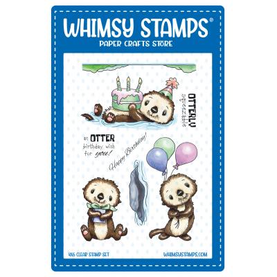 Whimsy Stamps Stempel - An Otter Birthday