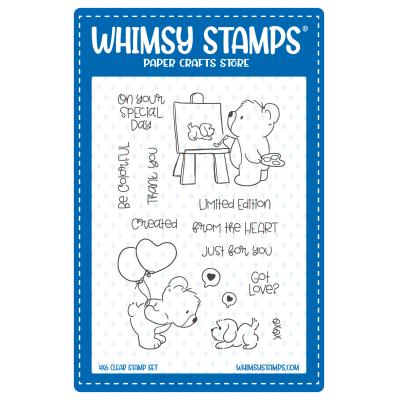 Whimsy Stamps Stempel - Bear Love