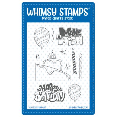 Whimsy Stamps Stempel - Birthday Sketch