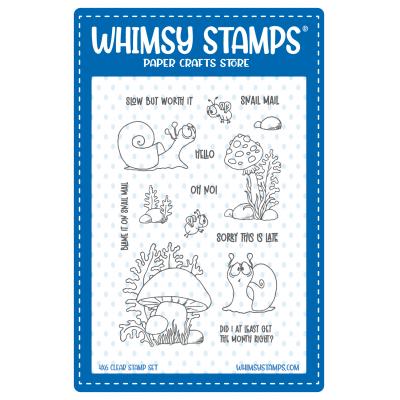 Whimsy Stamps Stempel - Blame It On Snail Mail
