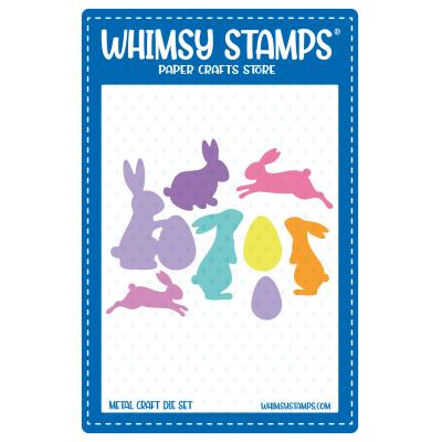 Whimsy Stamps Dies - Bunny Silhouettes