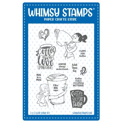 Whimsy Stamps Stempel - Coffee Understands
