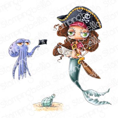 Stamping Bella Stempel - Oddball Pirate Mermaid