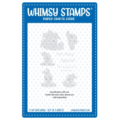 Whimsy Stamps NoFuss Masks - Easter Bunnies