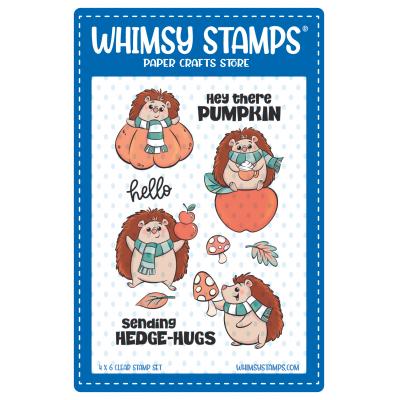 Whimsy Stamps Stempel - Fall Hedgehogs
