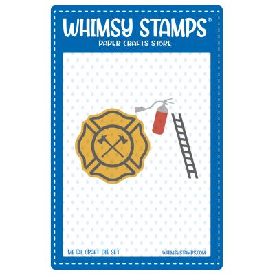 Whimsy Stamps Cutting Dies - Firefighter Accessories