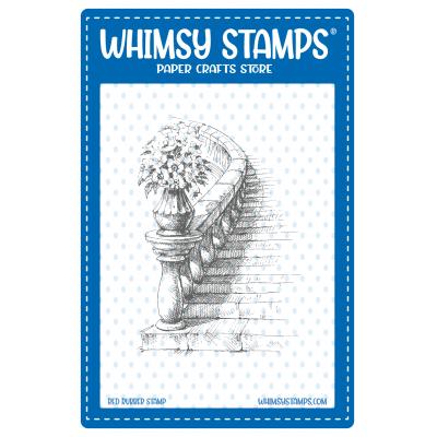Whimsy Stamps Stempel - Floral Stairway