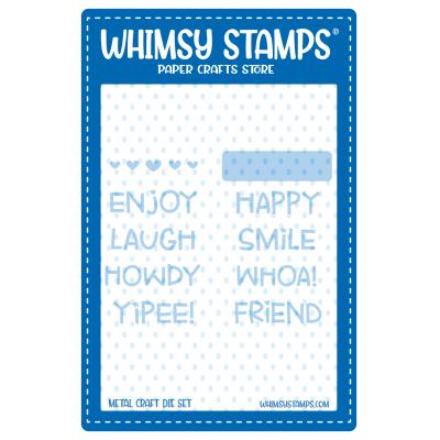 Whimsy Stamps Die Set - Fun with Words 1