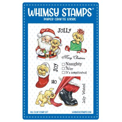 Whimsy Stamps Stempel - Jolly Puppy Kisses