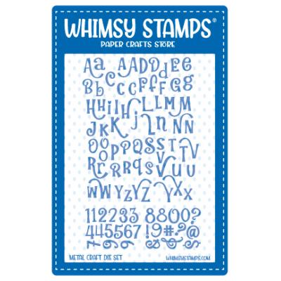 Whimsy Stamps Cutting Dies - Mix and Mingle Alphabet and Numbers