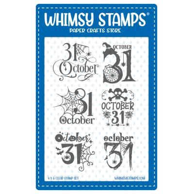 Whimsy Stamps Stempel October 31st