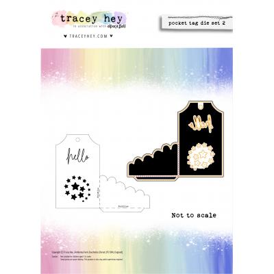 Tracey Hey Cutting Dies - Pocket Tag 2