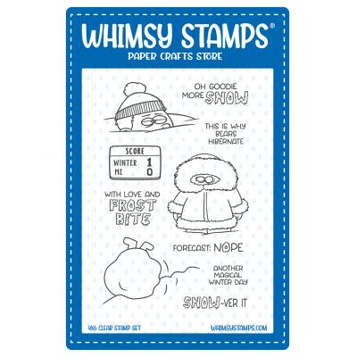 Whimsy Stamps Stempel - Snowver It