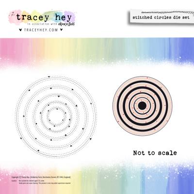 Tracey Hey Cutting Dies - Stitched Circles