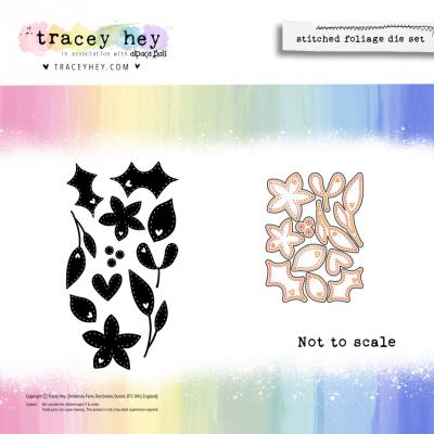Tracey Hey Cutting Dies - Stitched Foliage