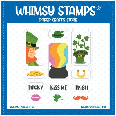 Whimsy Stamps Terrific Tickets St. Patrick's Day