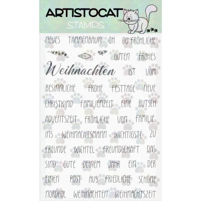 Artistocat Stamps Stempel - Weihnachtstexte