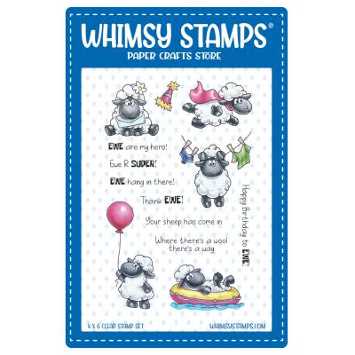 Whimsy Stamps Stempel - Sheepish Moments